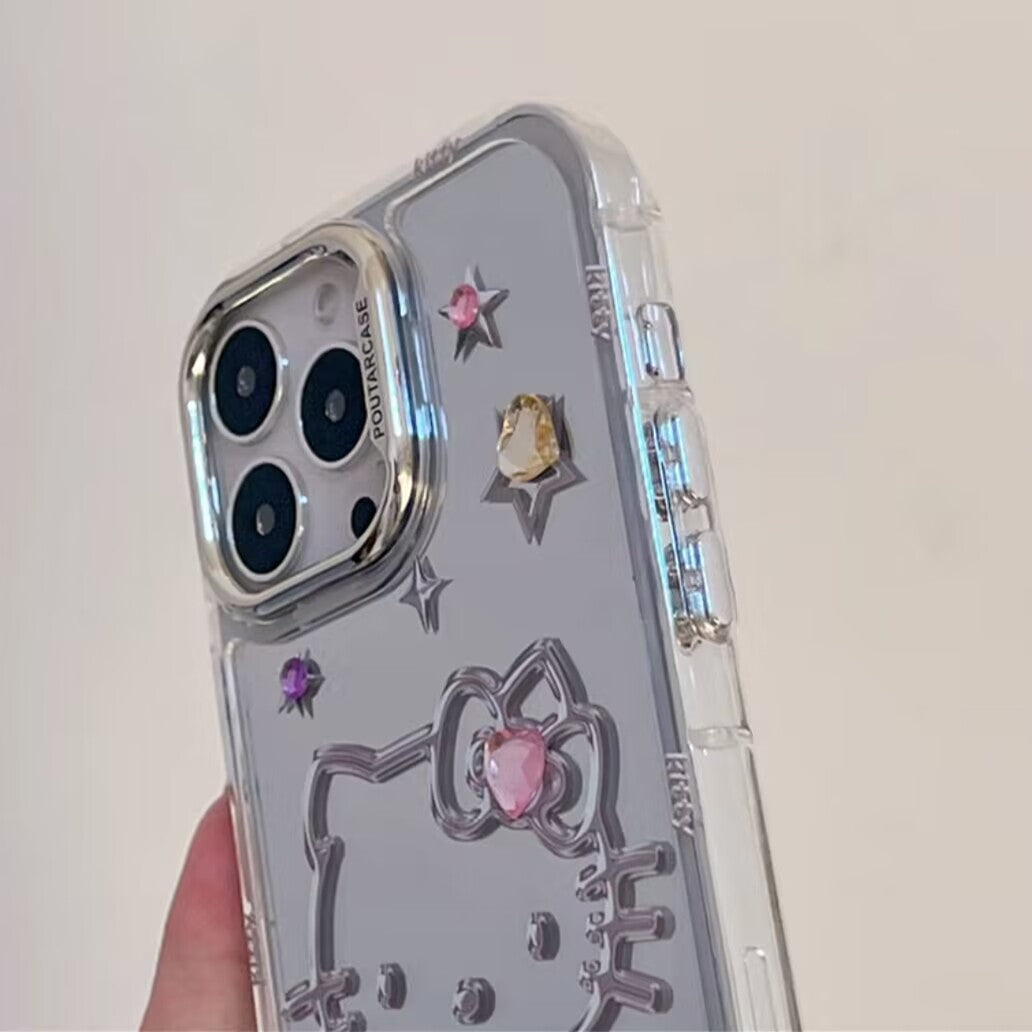 YQQ 可愛いサンリオ ハローキティ スマホケース 携帯電話ケース