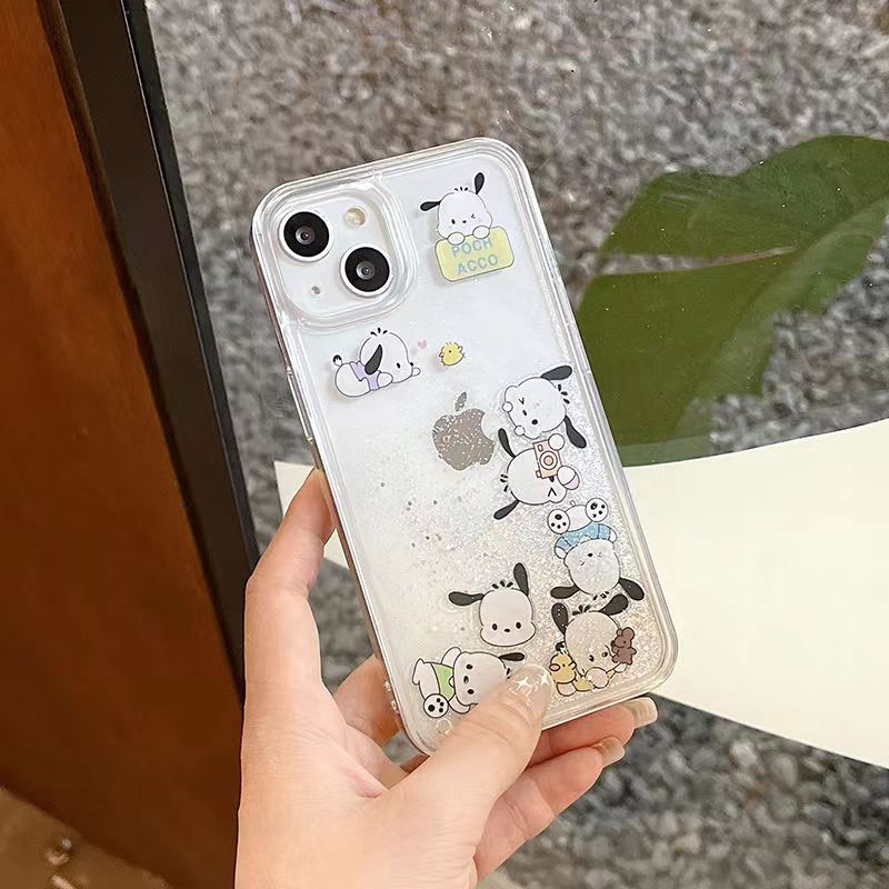 YQQ 可愛い ポチャッコ 新しいアイデア 流砂携帯ケース