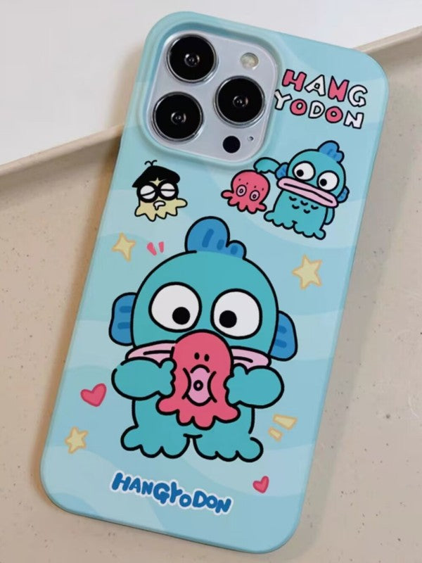 YQQ 可愛い ハンギョドン スマホケース 携帯電話ケース