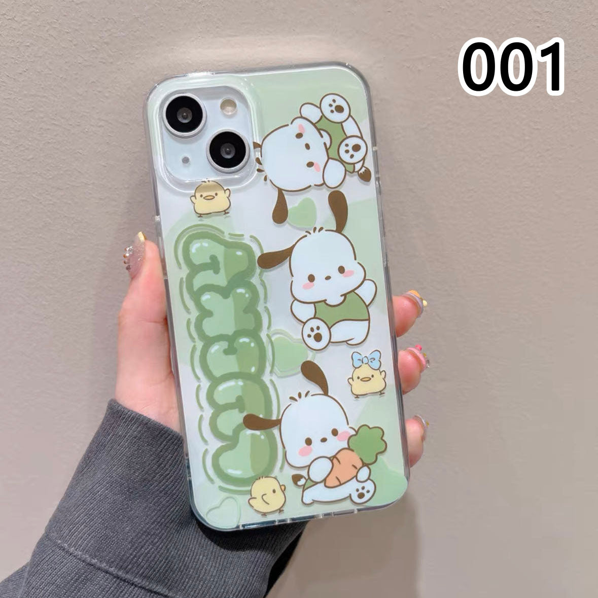 WLY かわいい Happy Day サンリオ スマホケース 携帯電話ケース