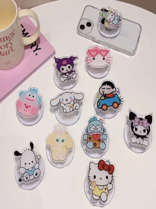 YQQ かわいい キャラクター マグネット式携帯電話ホルダ サンリオ パワーパフガールズのコピー