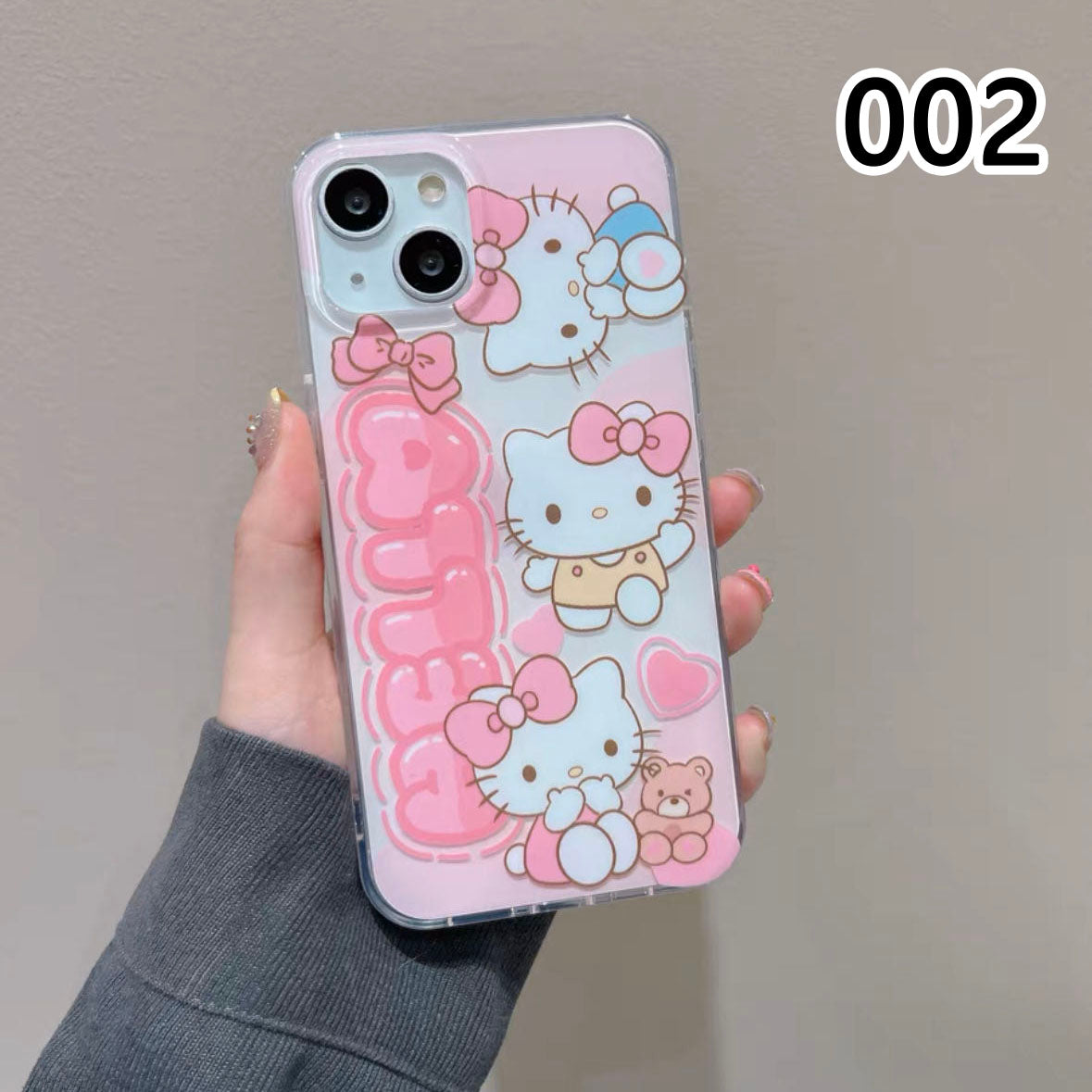 WLY かわいい Happy Day サンリオ スマホケース 携帯電話ケース