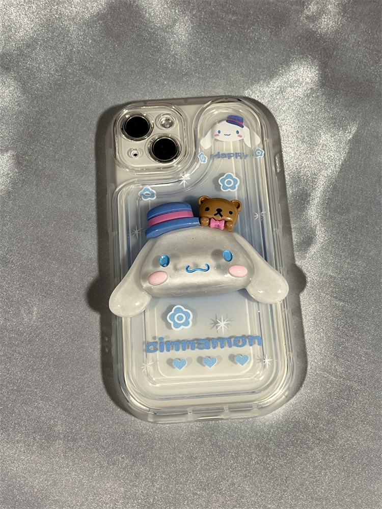 YQQ 立体 サンリオ スマホケース 可愛い 携帯電話ケース