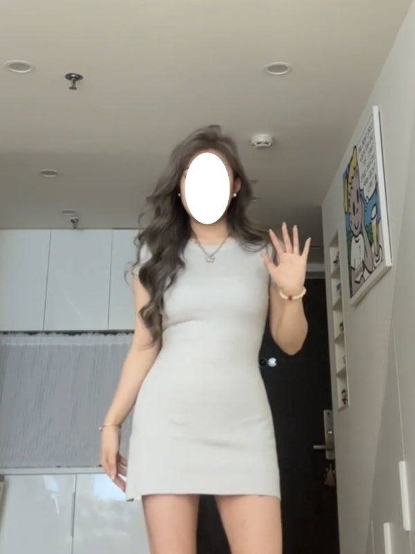 高級感 気質ニットワンピース ヒップアップスカート ウエストシェイプスリム着痩せL4