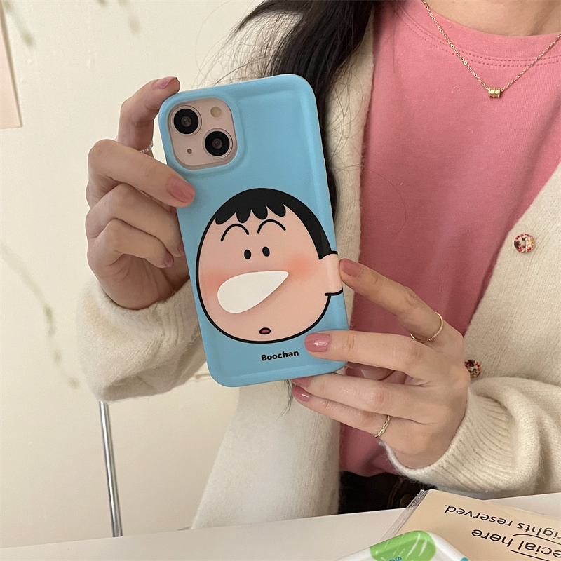 YQQ 回転 キャラクター スマホケース 携帯電話ケース 可愛い 面白い