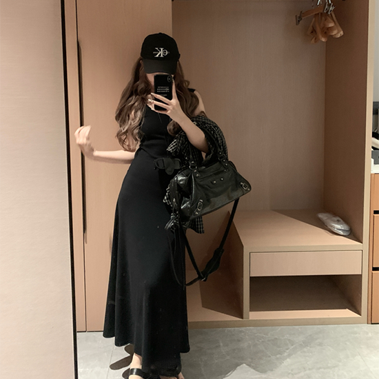 LF01 オシャレ 弾性力 着痩せ ワンピース Anne