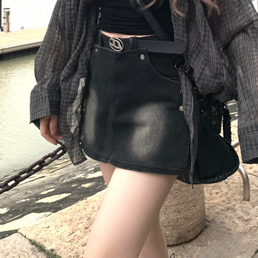【予約】LF01 レトロ アメリカン ギャル デニムキュロット 2 WAY Anne