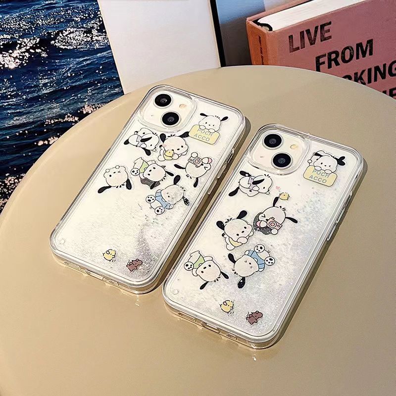 YQQ 可愛い ポチャッコ 新しいアイデア 流砂携帯ケース