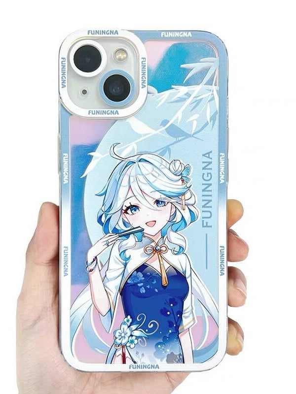 原神 水神(みずがみ) 携帯電話ケース 透明携帯ケース 漫画スマホケース 流行の携帯電話ケース