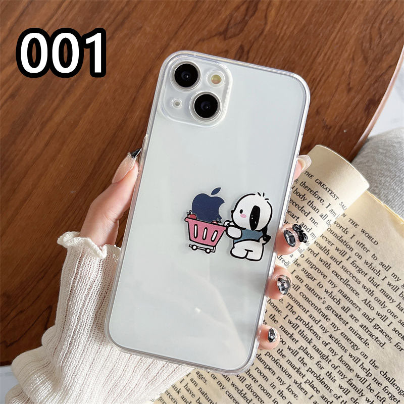 LF 可愛い ポチャッコ ショッピング 絵画 スマホケース 携帯電話ケース