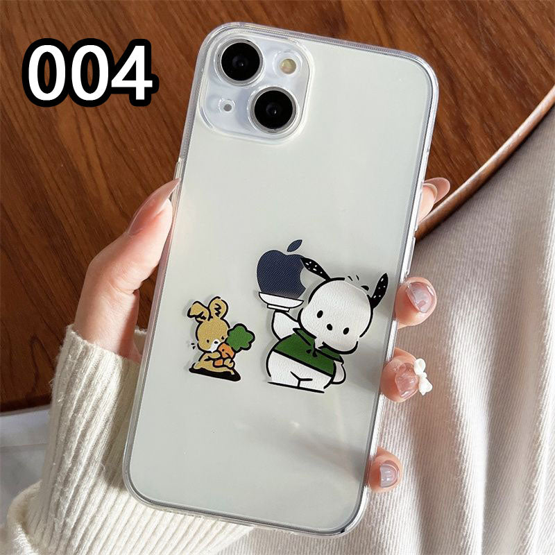 LF 可愛い ポチャッコ ショッピング 絵画 スマホケース 携帯電話ケース