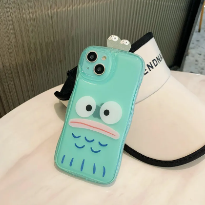 LF 可愛い ハンギョドン 携帯ケース スマホケース 立体夜光