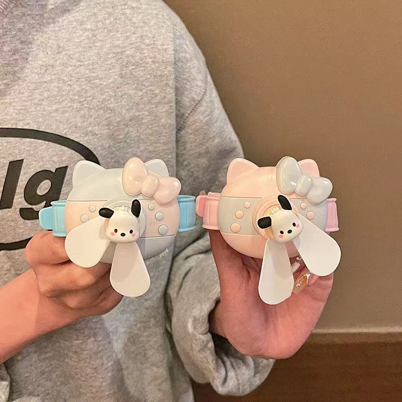 YQQ27 hellokitty ポータブル 小型 可愛い手首扇風機