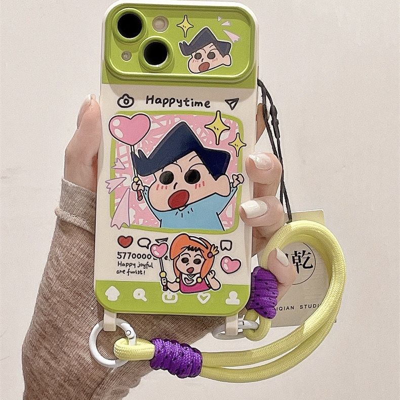LF かすかべ防衛隊 携帯ケース スマホケース 携帯電話ケース かわいい
