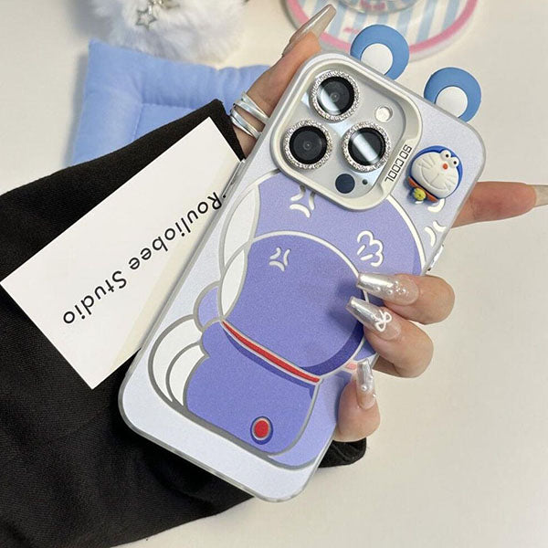 LF キャラクター 怒る プーさん Hello Kitty ドラえもん スマホケース 携帯電話ケース