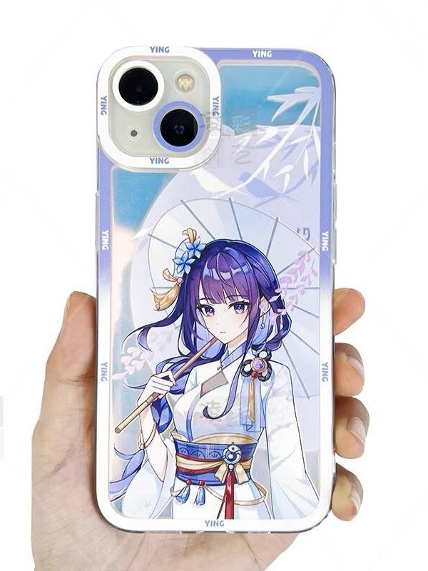 原神 雷電将軍(らいでんしょうぐん) 携帯電話ケース 透明携帯ケース 漫画スマホケース 流行の携帯電話ケース