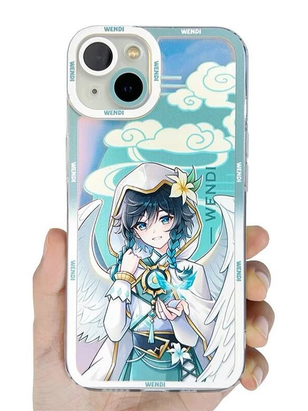原神 ウェンティ(ウェンディ) 携帯電話ケース 透明携帯ケース 漫画スマホケース 流行の携帯電話ケース
