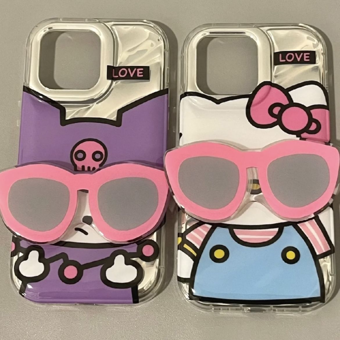 WLY サングラス クロミ ハローキティ かっこかわいい スマホケース 携帯電話ケース