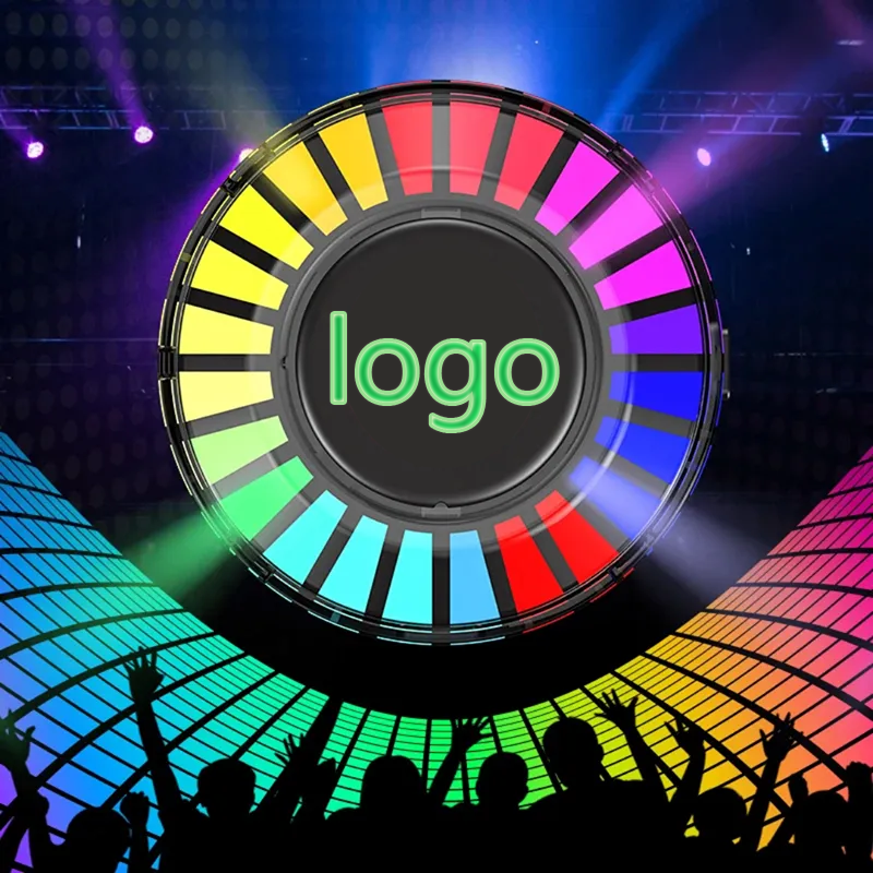 LF 車載用アロマ 音楽リズムライト 音感あり ミュージックを聞いて踊る USB充電 七彩