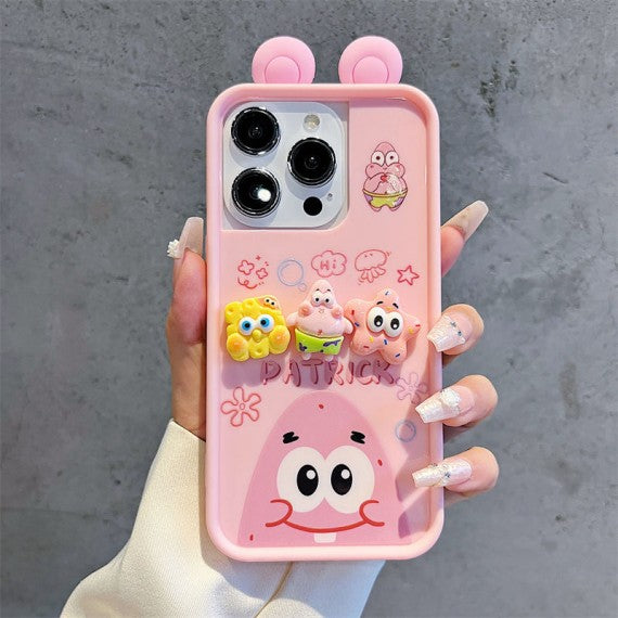かわいい スポンジボブとパイシン 携帯ケース X3