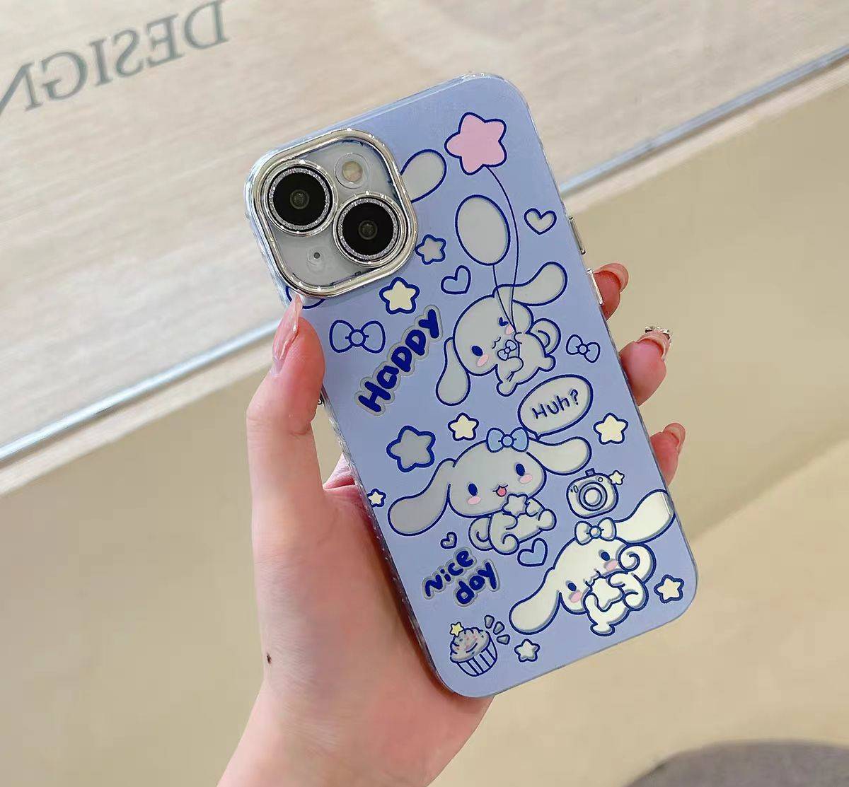YQQ 可愛いサンリオ シナモロール スマホケース 携帯電話ケース