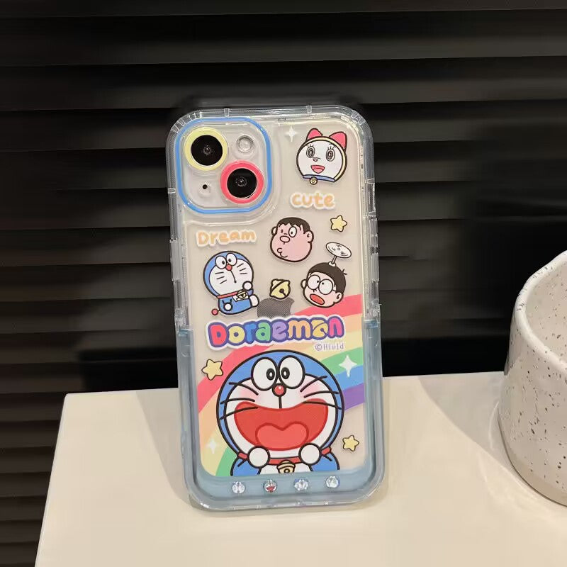 YQQ 可愛い ドラえもん スマホケース 携帯電話ケース