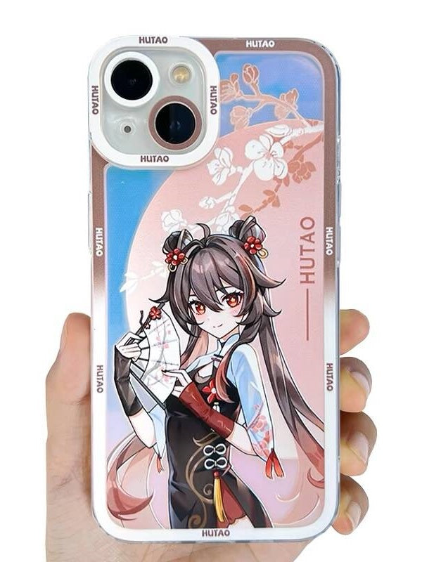 原神 胡桃(ことう) 携帯電話ケース 透明携帯ケース 漫画スマホケース 流行の携帯電話ケース