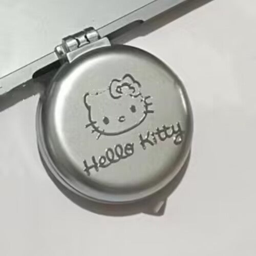 YQQ 可愛いサンリオ 化粧鏡 折り櫛 手鏡