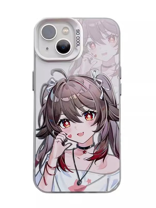 原神 胡桃(ことう) 携帯電話ケース 透明携帯ケース 漫画スマホケース 流行の携帯電話ケース
