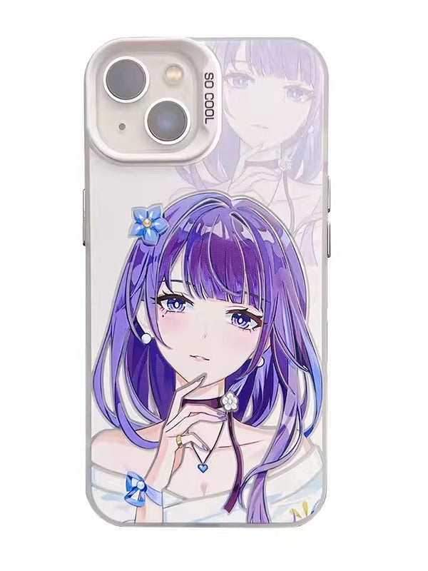 原神 雷電将軍(らいでんしょうぐん) 携帯電話ケース 透明携帯ケース 漫画スマホケース 流行の携帯電話ケース