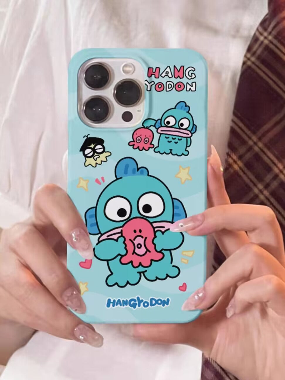 YQQ 可愛い ハンギョドン スマホケース 携帯電話ケース