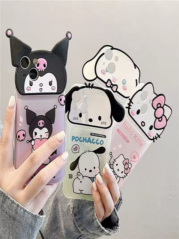 YQQ 可愛いサンリオ スマホケース 携帯電話ケース