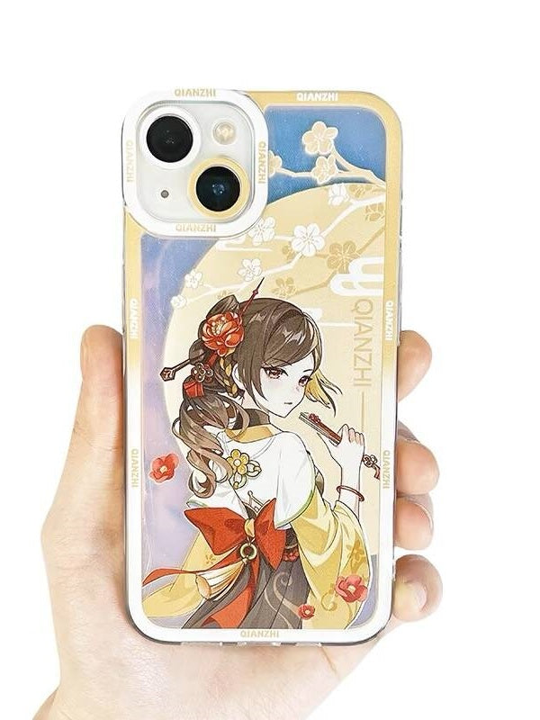 原神千織 携帯電話ケース 透明携帯ケース 漫画スマホケース 流行の携帯電話ケース