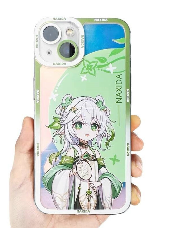 原神 ナヒーダ 携帯電話ケース 透明携帯ケース 漫画スマホケース 流行の携帯電話ケース