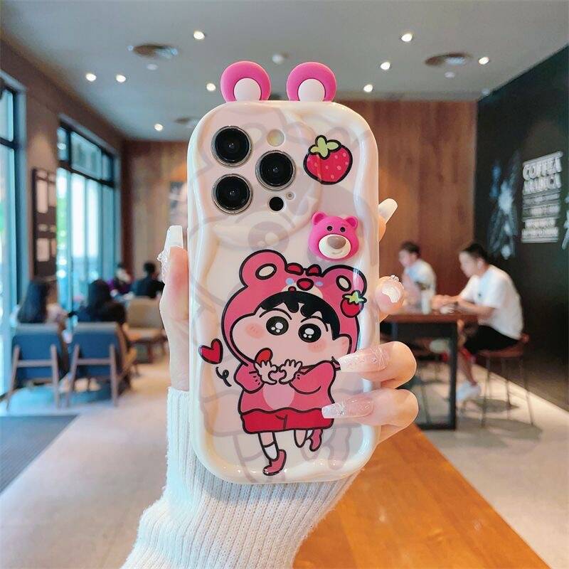 可愛い しんちゃん 携帯ケース iPhone