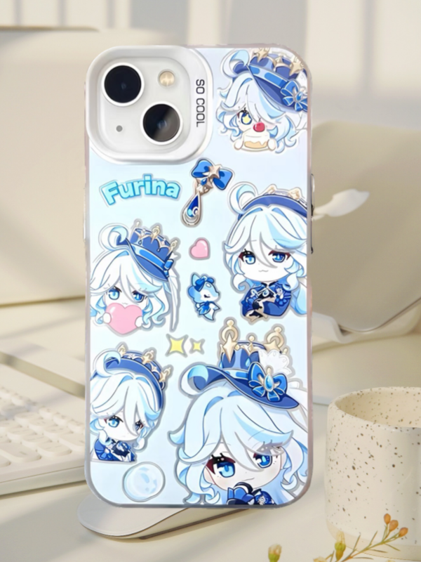 原神 (フリーナ)( パイモン)( タルタリヤ)( しょう ) 携帯電話ケース 透明携帯ケース 漫画スマホケース 流行の携帯電話ケース