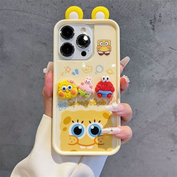 かわいい スポンジボブとパイシン 携帯ケース X3
