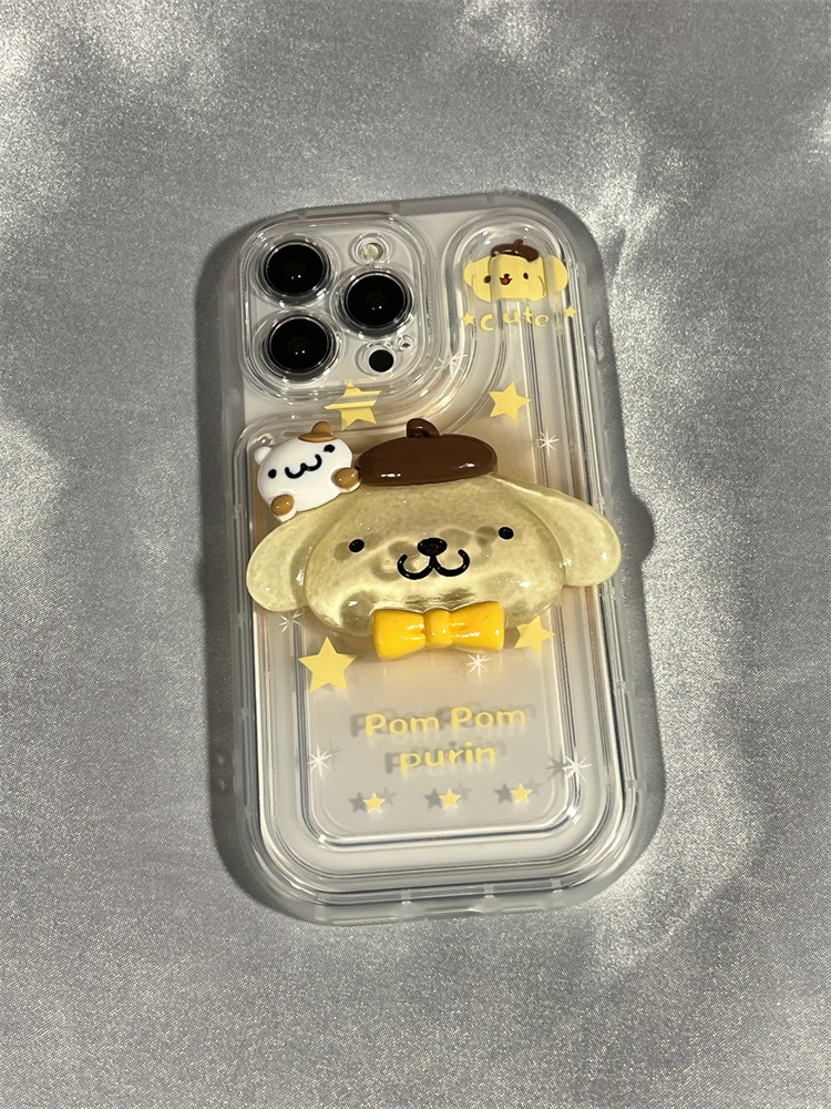 YQQ 立体 サンリオ スマホケース 可愛い 携帯電話ケース