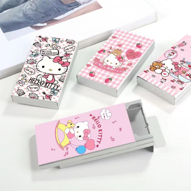 YQQ26 漫画Hellokitty滑り蓋アルミ合金タバコ箱プレゼント