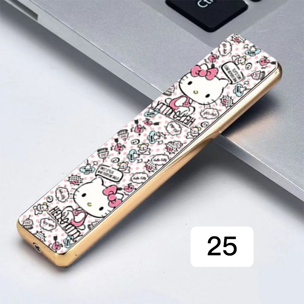 YQQA08 クロミ シナモロール USB充電式 電子ライター 防風ライター 電熱コイル かっこかわいい