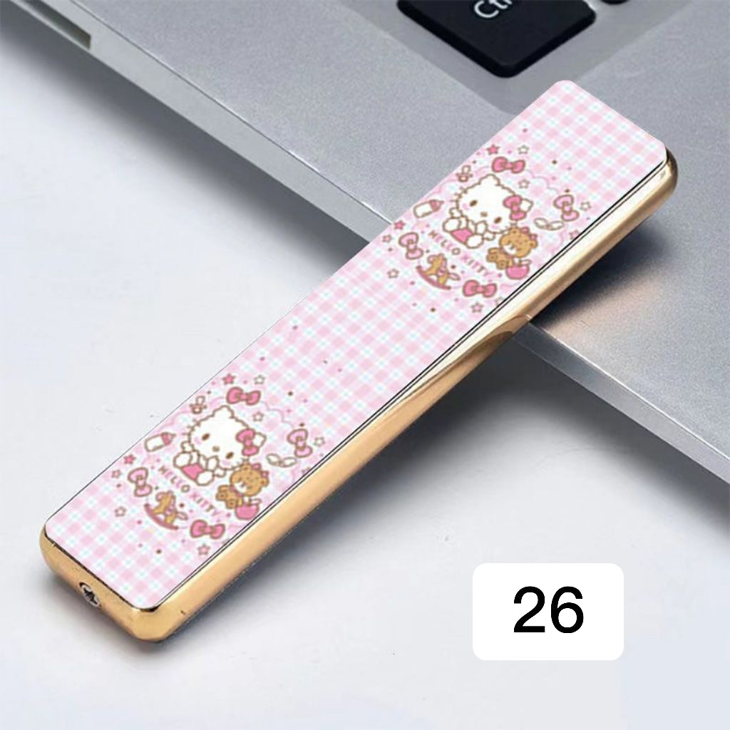 YQQA08 クロミ シナモロール USB充電式 電子ライター 防風ライター 電熱コイル かっこかわいい