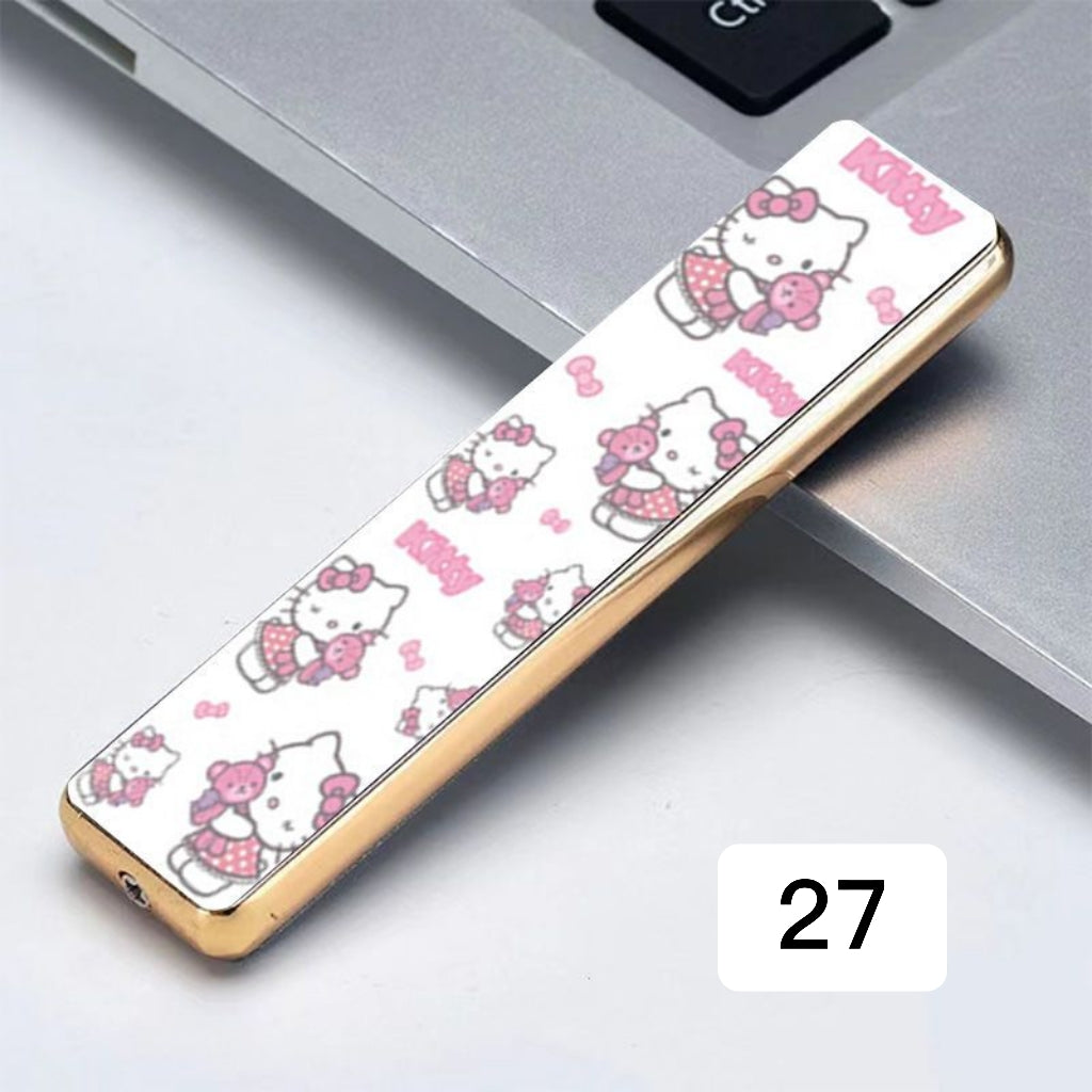YQQA08 クロミ シナモロール USB充電式 電子ライター 防風ライター 電熱コイル かっこかわいい