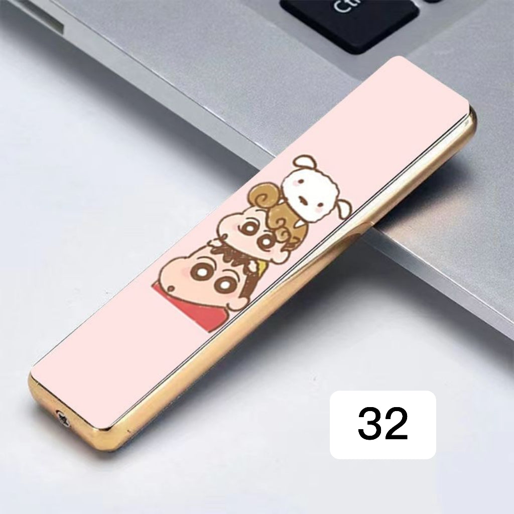 YQQA08 クロミ シナモロール USB充電式 電子ライター 防風ライター 電熱コイル かっこかわいい