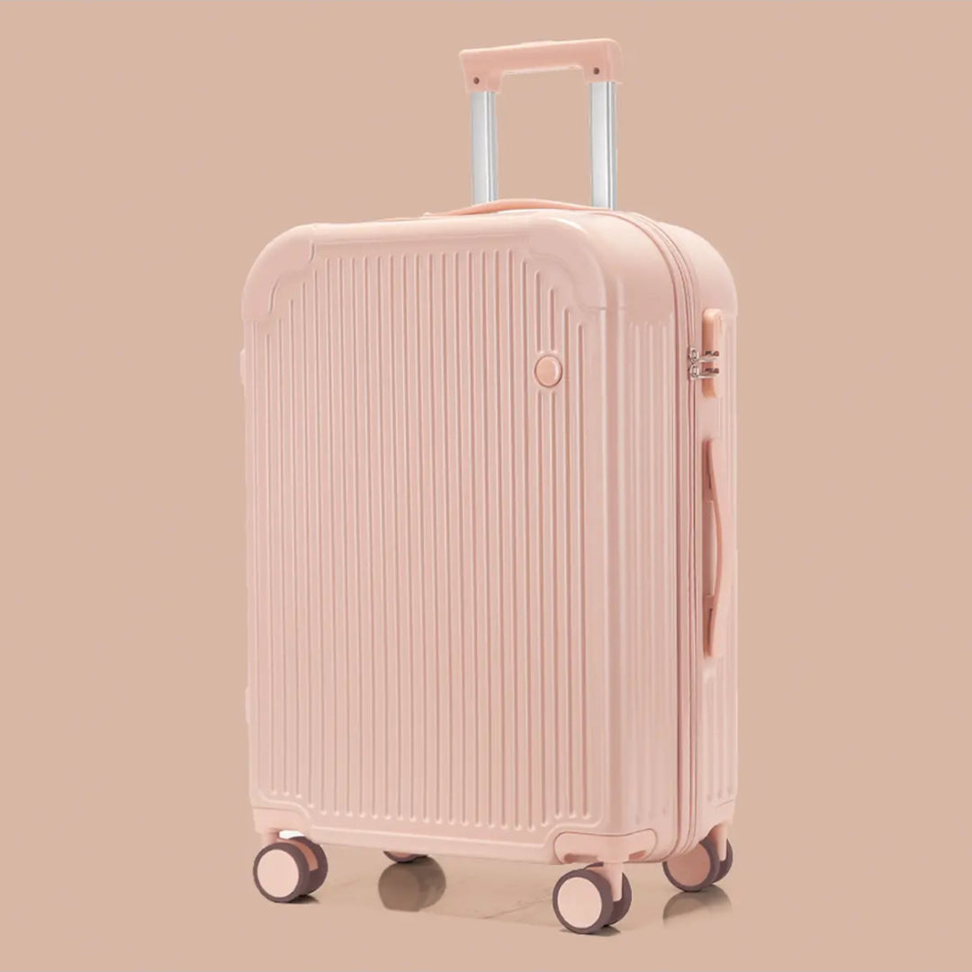 大人気　旅行出張 スーツケース 親子セット 化粧ケース Lサイズ ベージュ