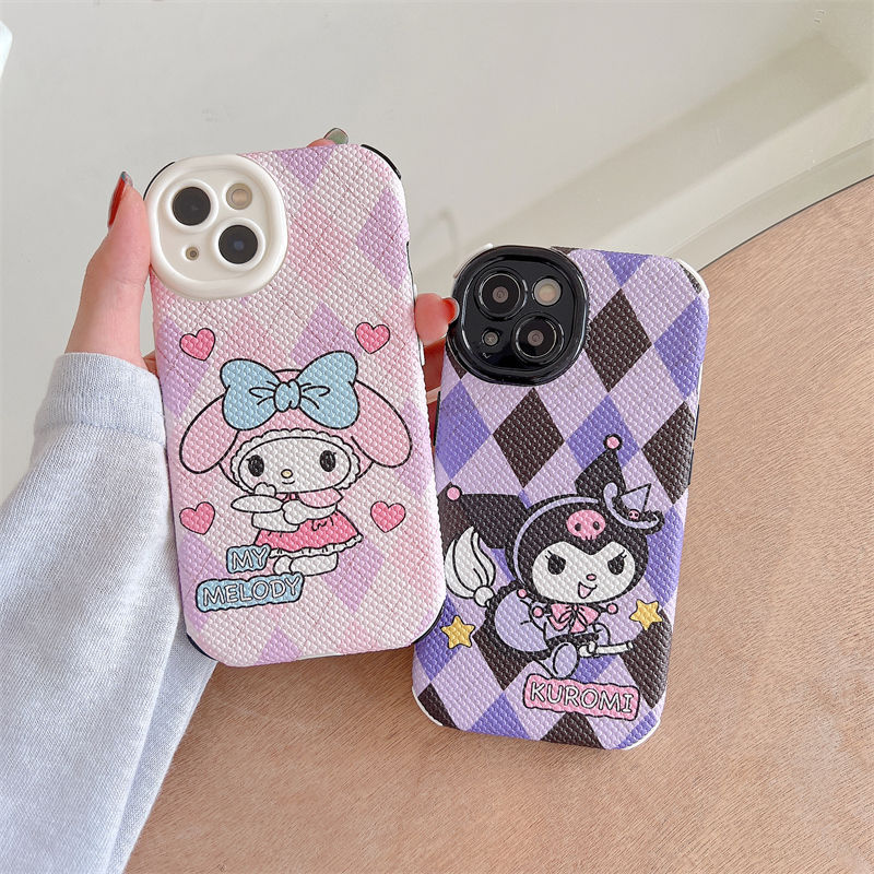 WLY 2-in-1 全被覆保護ケース クロミ&マイメロディ スマホケース 携帯電話ケース