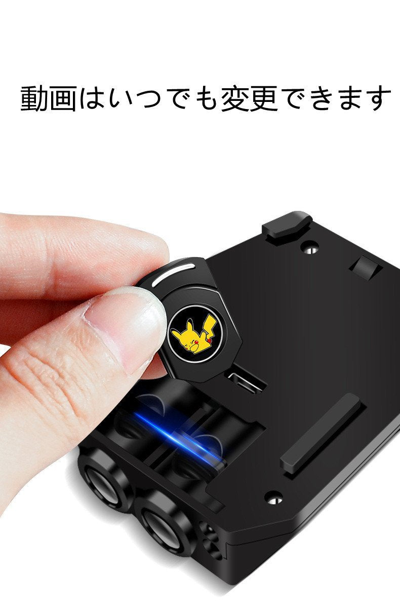 YQQ 車用品 取り付けが簡単 投射らんぷ 充電式自動車ドア投射ランプ ワイヤレス赤外線感応式車載投射ランプ 2個入り