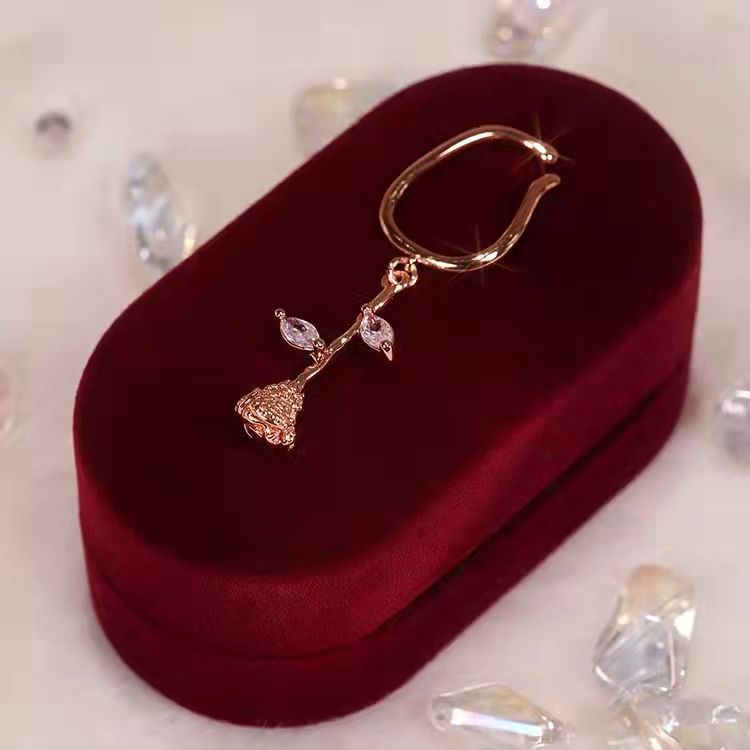 LF フレンチイヤークリップ 耳穴なし高級感のあるピアス