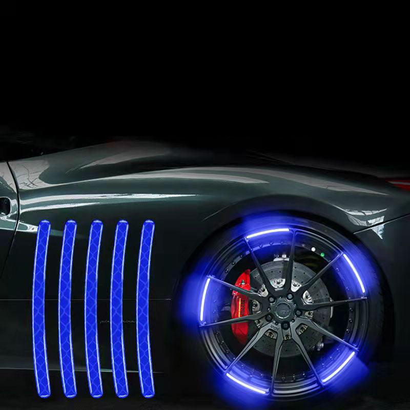 XYW 自動車ハブ 反射ステッカー 自動車、オートバイ、電動自転車、自転車に用いられる