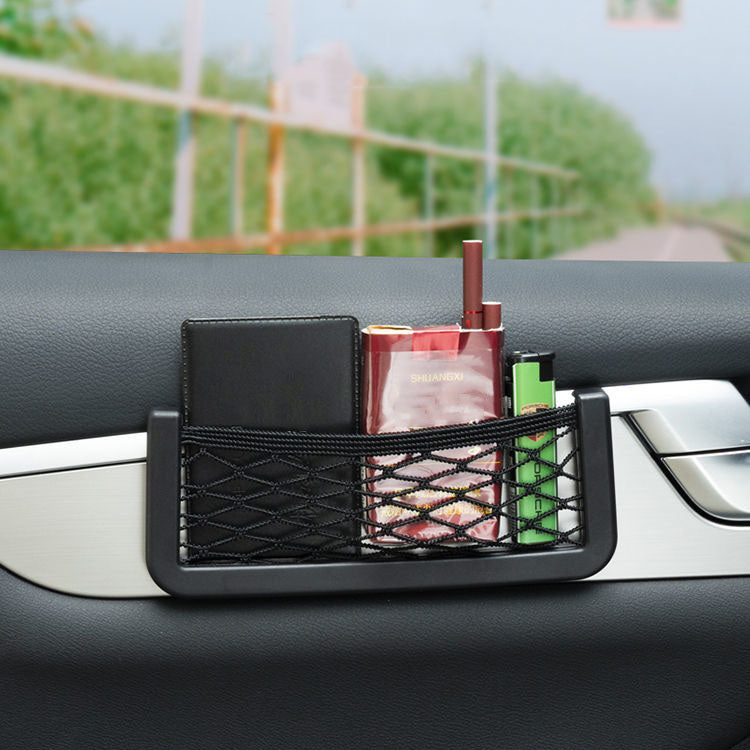 XYW 車載用スマホポーチ収納バッグ カーストレージメッシュポケット
