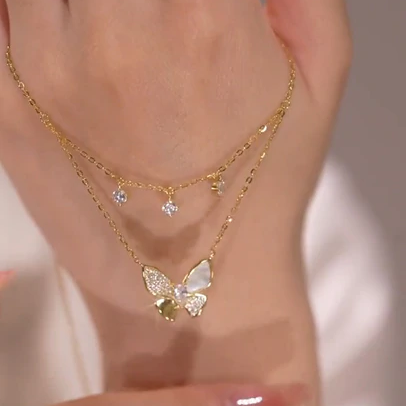 LF ムーンライト・バタフライ ネックレス